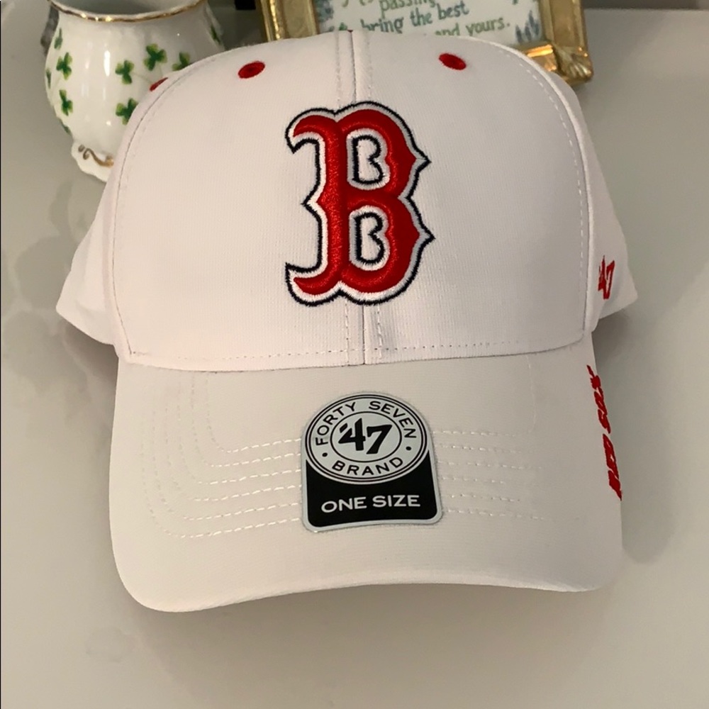 White Red Sox hat